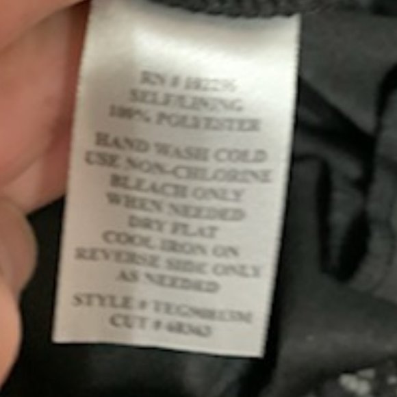 Connected Apparel Black Lacey Tank Dress - Picture 9 of 9